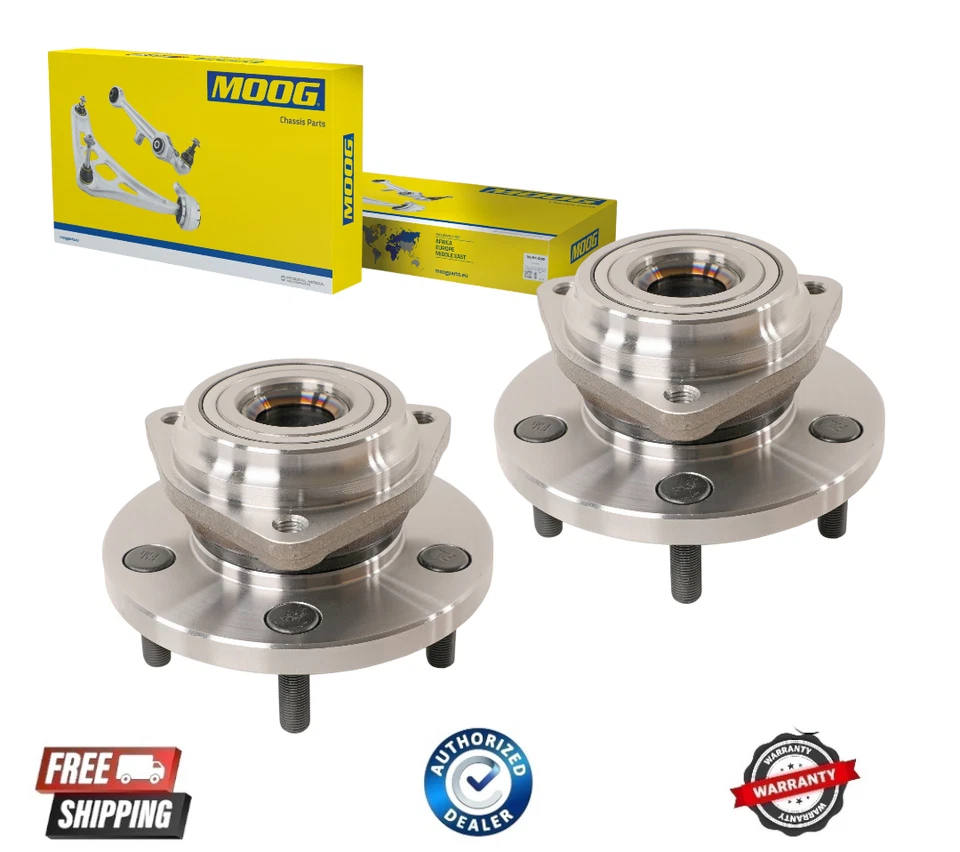 Cojinete de cubo de rueda delantera MOOG 2 para 99 00 01 02 03 04 Jeep Grand Cherokee Foto 1 de 1