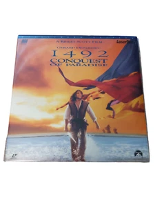 1492 CONQUEST OF PARADISE LaserDisc Laser Video Disc RIDLEY SCOTT/DEPARDIEU - Foto 1 di 4