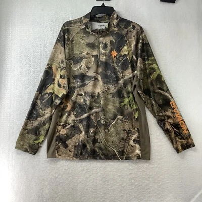 Nomad Men's 1/4 Zip Loose Fit Hunting Tee Long Sleeve L - Image 1 of 4