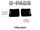 TriRig Alpha 1 ERGO Armrest Pads &amp; Official Velcro&#174; Aerobars Tri TT