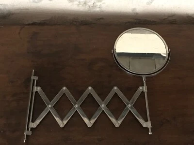 Miroir Cosmétique Mural À Bras Télescopique - Orientable, grossissant - Photo 1/4