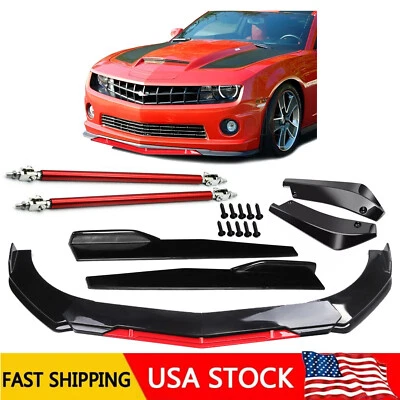 For Chevrolet Camaro SS Front Bumper Lip Splitter Spoiler Body Kit Side Skirt - Изображение 1 из 4