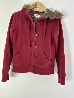 RUSTY Jacket Womens 10 Faux Fur Casual Surf Long Sleeve Ladies Y2K Vintage - image 1 of 4