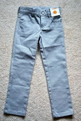 Pantalones de mezclilla Gymboree gris cintura ajustable mezcla de algodón para niñas - talla 4 ajustados Foto 1 de 4