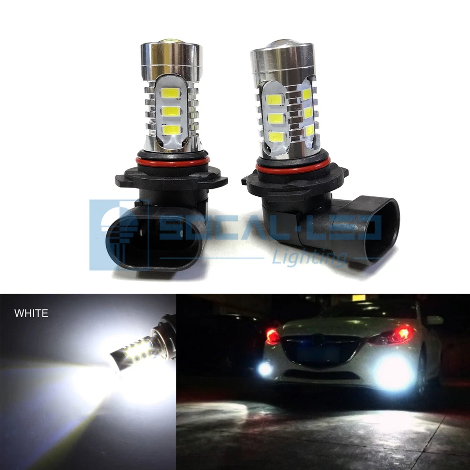 2x Bombillas LED Blancas HB4 9006 15W SMD 5730 Luz Antiniebla Alto Brillo DRL + Proyector Foto 1 de 4