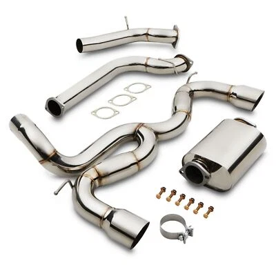 3" STAINLESS EXHAUST CATBACK SYSTEM FOR FORD FOCUS MK2 2.5 ST225 ST 225 05-11 - Image 1 of 4