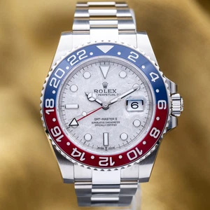 2023 Rolex GMT Master II Pepsi Meteorite Dial White Gold 40 126719BLRO Full Set - Picture 1 of 19
