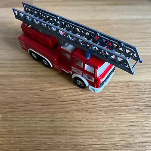 Matchbox 7"  K-109/110 FIRE ENGINE Diecast Toy 1984 SUPERKINGS City Fire Depart - Picture 1 of 11