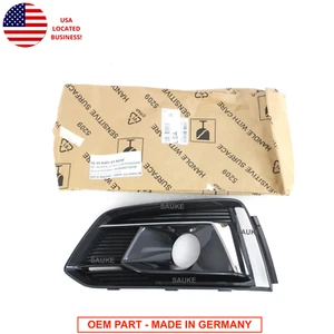 for 2018- 19 A5 base front bumper Left driver side grille insert with radar OEM - Imagen 1 de 7