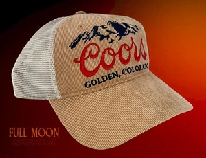 Nuevo Coors Pana De Colección Calce Relajado Para Hombre Camionero Gorra Gorra Sombrero - Imagen 1 de 6