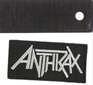 Anthrax - Heavy Metal (Iron-on/Sew) Embroidered Patch New - Picture 1 of 1