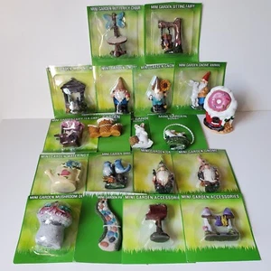 19 Fairy Garden Miniature Gnome Cupcake House Swing Wishing Well Butterfly Chair - Picture 1 of 14