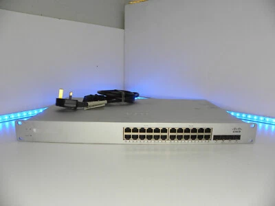 CISCO MS220-24P-HW Meraki-24 Port PoE Managed Gigabit Switch - Unclaimed #10Z - Image 1 of 4