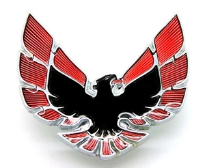 NUEVO 1970-1973 Firebird Mazo Trasero Emblema del Tronco / 2 Postes Montaje Pájaro Logotipo Hecho en EE. UU. - Imagen 1 de 6