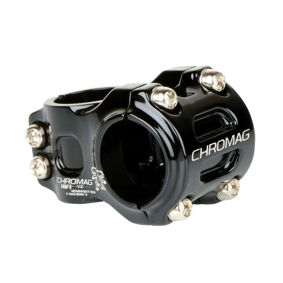 Chromag HiFi Stem Length 40mm Clamp 31.8mm +/-0 Steerer 1 1/8 in Black Aluminum - Image 1 of 1