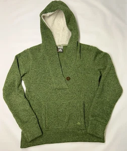 Suéter Pullover Nike Para Mujer Talla Mediana Verde Sherpa Térmico Cálido Con Capucha - Imagen 1 de 14