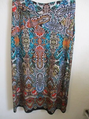 Женская юбка бохо макси Eci без застежек эластичная талия размер XL с узором - Изображение 1 из 4