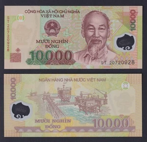 Banconota VietNam 10000 dong 2006 P.-119New Polymer FDS/UNC - Imagen 1 de 1
