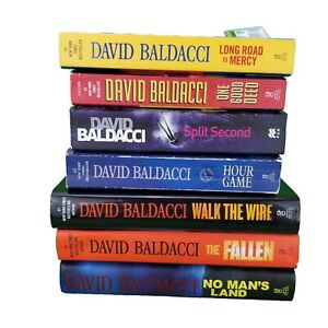 Mixed Lot Of 7 DAVID BALDACCI Books Suspense Political Action Novels PB & HC/DJ