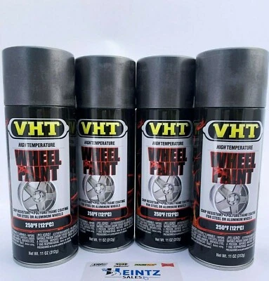 VHT SP189 High Temperature GRAPHITE Wheel Paint 11oz. Chip Resistant (4 Pack) Foto 1 de 3