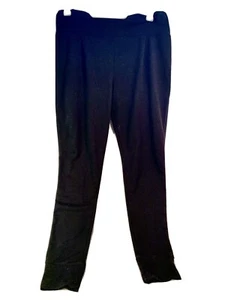 Black Cotton Stretch Knit Leggings Pants Size S - Picture 1 of 6