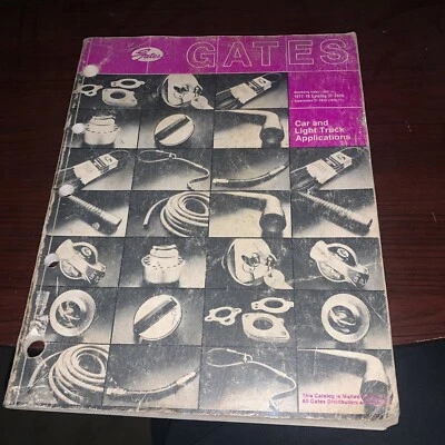 Gates 1977–78 catalog 31–20 20 car and light truck applications - Imagem 1 de 4