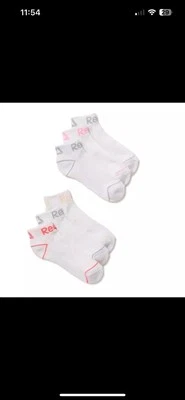 Novo Reebok Meias Femininas Quarter Cut Performance Train Pacote com 6 Pares Sapato Tamanho 4-10 - Imagem 1 de 4