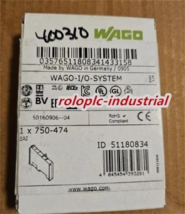 New in Box WAGO 750-474 2-channel analog input module 750-474 750-474 - Picture 1 of 4