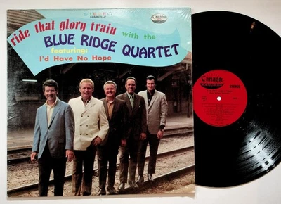 Blue Ridge Quartet Ride That Glory Train Gospel LP Canaan CAS-9675 Foto 1 de 4