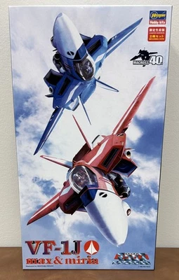 Hasegawa 1/72 Robotech Macross VF-1J Valkyrie Max & Miria - Nuevo - Vendedor de EE. UU. Foto 1 de 4