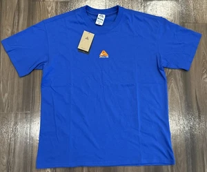Nike ACG Shirt Blue Dri-Fit Loose Fit Tee Casual Athletic DQ1815-480 Mens Size L - Picture 1 of 7