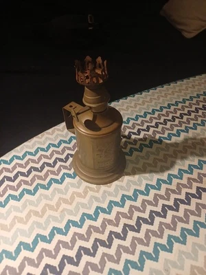 ANCIENNE LAMPE PIGEON LA FAUVETTE A POSER AVEC VERRERIE XIXème DN4201 - Photo 1/4