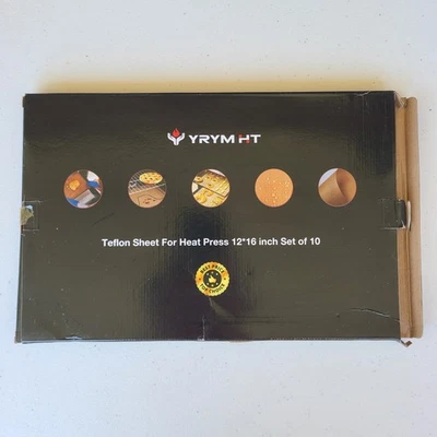 YRYMHT Teflon Sheet For Heat Press 12*16 Inch Set Of 10 - Image 1 of 3
