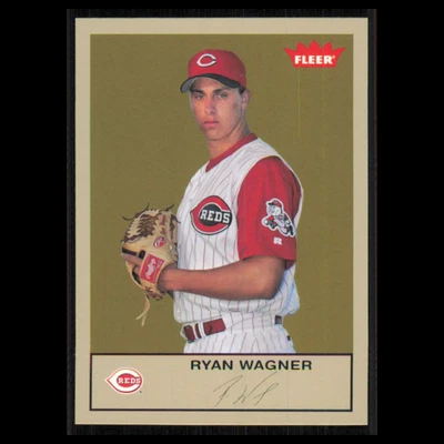Tarjeta de béisbol Ryan Wagner #210 2005 Fleer Tradition Gray Backs Cincinnati Reds Foto 1 de 3