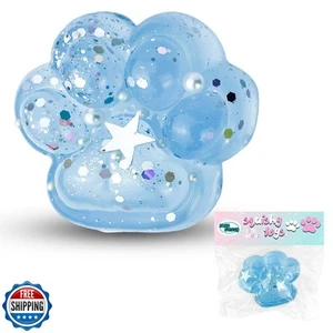 Clear Squishy Paw,Fufu Squishy Fidget Toys Pack,Cat Paw Squeeze Toys,Cute Stu - Picture 1 of 5