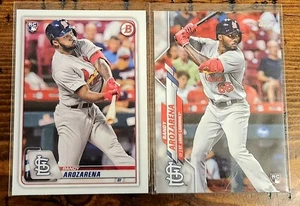 Randy Arozarena 2020 Bowman & Topps Rookie Lot ×2 St Louis Cardinals  - Picture 1 of 2