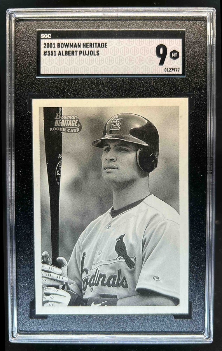 Bowman Albert Pujols Rookie Baseball Sports Trading Cards