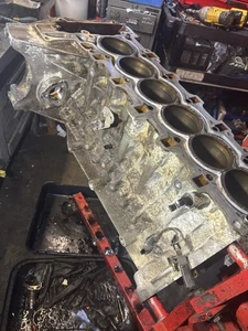 BMW N55 N55B30A 3.0 Engine Block + Crankshaft Carrier m235i m135i 335i 435i - Picture 1 of 15