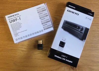 Onkyo UWF-1 Wireless LAN Adapter with box & instructions  - Image 1 of 2