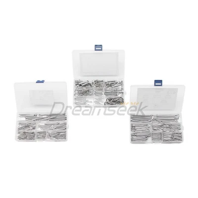 122/230/340tlg Splinte Sortiment Splint GabelkopfStifte Federstecker Federsplint - Bild 1 von 4