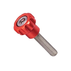 Exalt Paintball Feedneck Thumbscrew V2 - Red - Picture 1 of 1