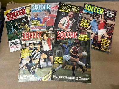 SOCCER MONTHLY - BUNDLE OF 6 - ISSUE NO. 1, 2, 3, 4, 26 & 27 (Free P+P) - Image 1 of 2