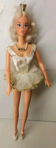 ORIGINAL OUTFIT & CROWN Vintage 1975 Ballerina Barbie Doll #9093 Tutu Bend Legs - Bild 1 von 10