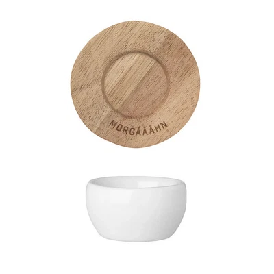 Eierbecher aus Porzellan " Morgääähn " von räder design Frühstück Ei mit lustig - Bild 1 von 3