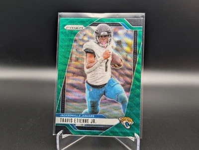 2024 Panini Prizm TRAVIS ETIENNE JR #130 Green Wave Prizm Jacksonville Jaguars - Image 1 of 2