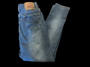 Vintage Levis Jeans Women Blue High Rise 6 Slim Washed Out Faded USA Tapered 512 - Picture 1 of 11