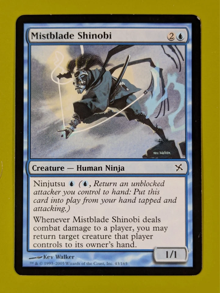 Mistblade Shinobi x1 Betrayers of Kamigawa 1x Magic the Gathering MTG - Image 1 of 1