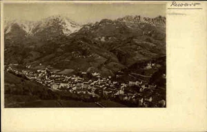 Recoaro bei Vicenza Italien ~1930 seltener Heimatbeleg im Postkarten-Format - Picture 1 of 2