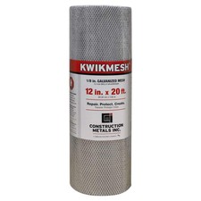 Construction Metals Kwikmesh Utility Screen Roll Hvac Part Vent 12 Inch X 20 Ft