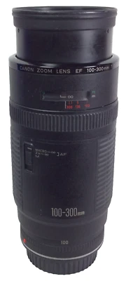 Canon Zoom EF 100-300mm F5.6 Lens for EOS Film & Digital SLR inc Macro setting - Image 1 of 4